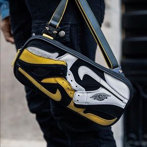 JORDAN - (CZ) CEEZE - CB02 Crossbody Bag Custom Made w Recycled Jordan Sneakers